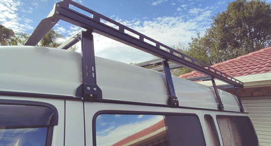 Ozroofracks | Rain Gutter Mount Roof Rack