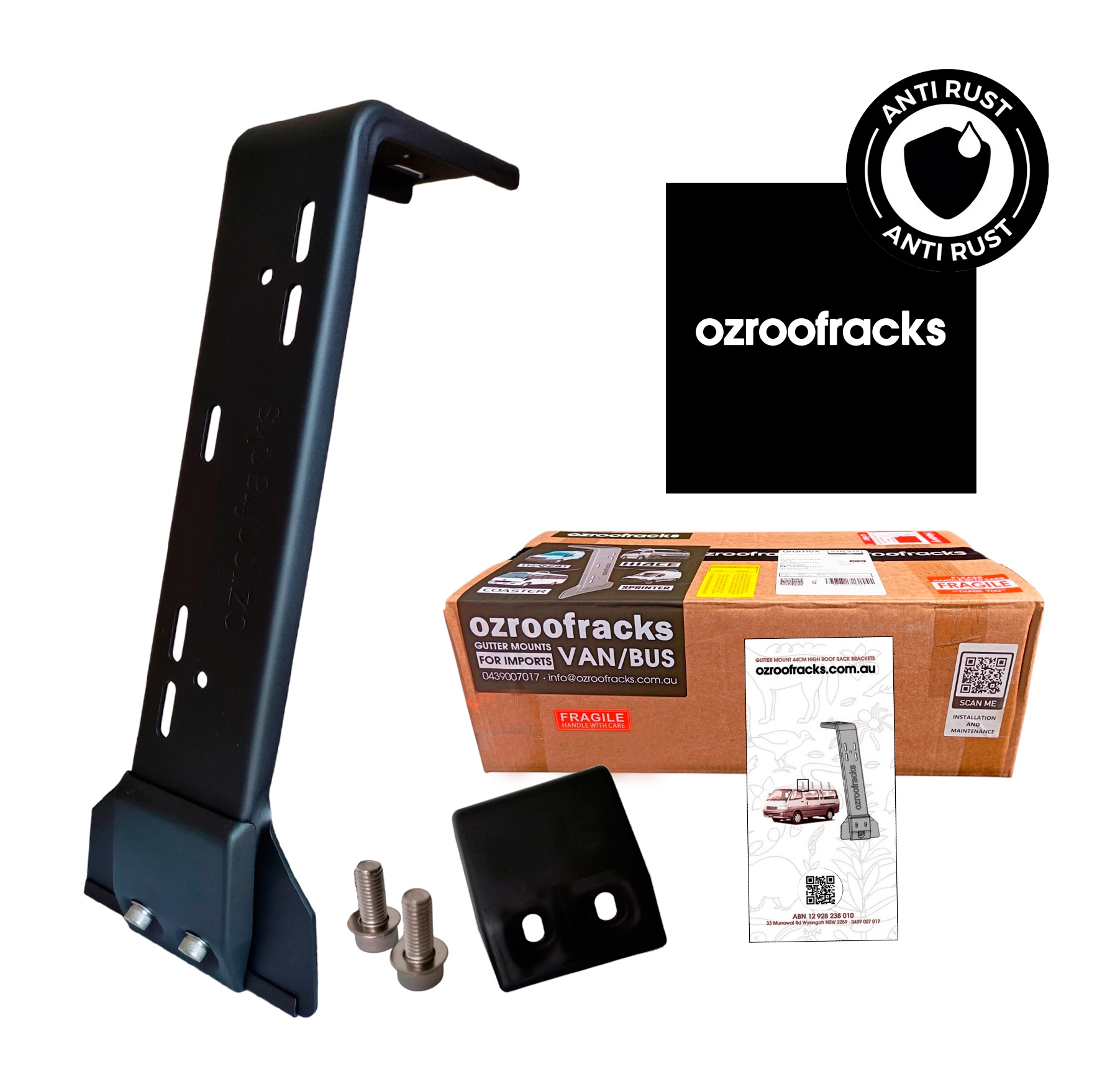 OZ41AL Multislots Aluminium Brackets 41CM